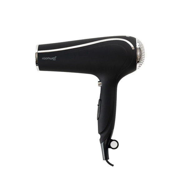 Roomwell UK 1875 Watt Hand Held Non-Foldable Hair Dryer With Bag | 2 + 1-Year Extended Warranty at No Cost | Black | Pack Of 6 image 3