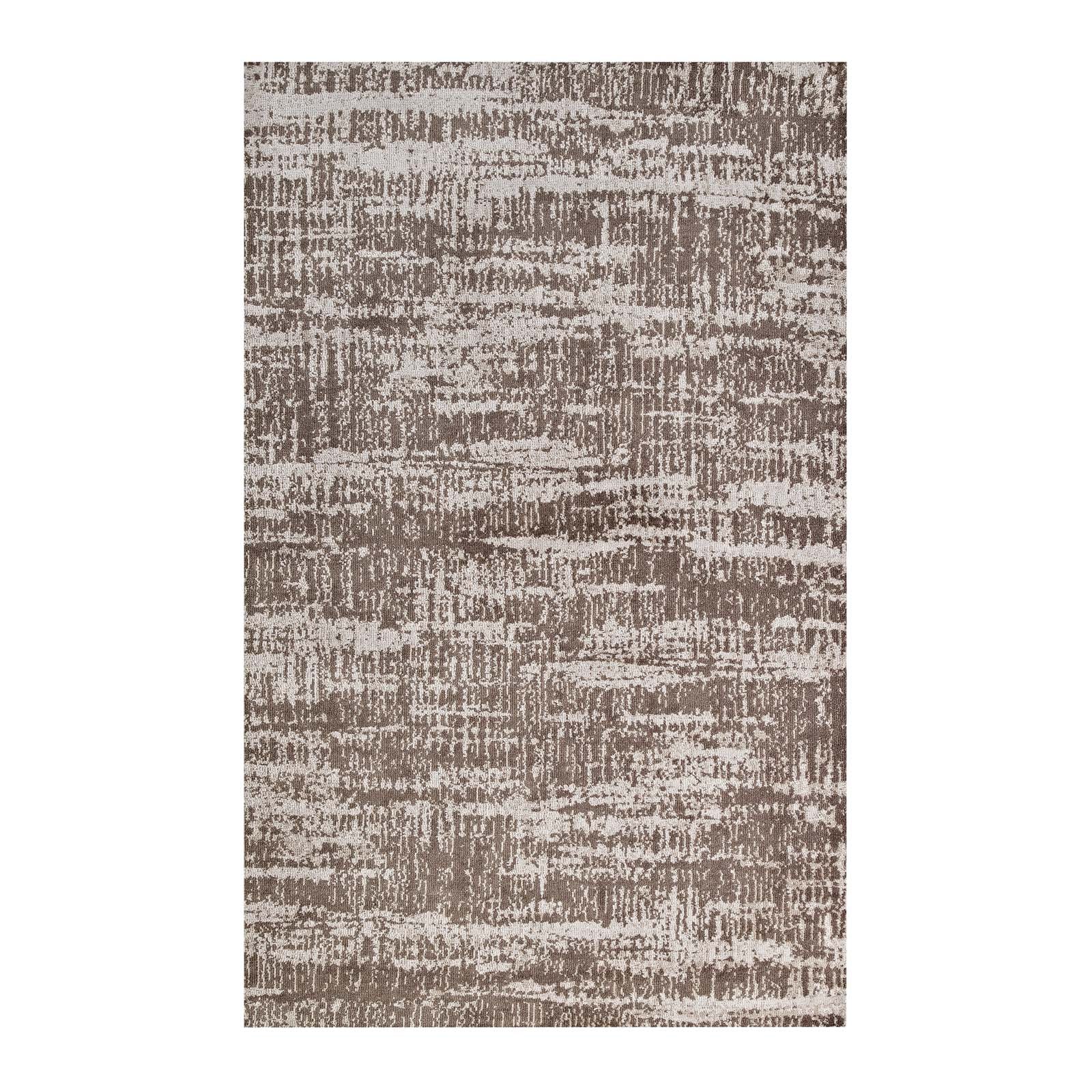 Darja Distressed Rustic Modern Area Rug | Light and Dark Tan | 5X8 &amp; 8X10 Size Options | Textured Soft Low Pile Weave | Gripping Rubber Underside | Polypropylene / Chenille Yarn image 1
