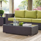 Convene Espresso Outdoor Patio Coffee Table image 0