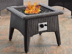 Vivacity Espresso Outdoor Patio Fire Pit Table image 1