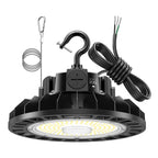 LED UFO High Bay Light | 90W - 240W | 4500K/5000K/5700K | 100-277VAC  | With Microwave Expansion Port 120° Or 90° | US Plug | CE, ETL, CETL, DLC Certified | Pack Of 2 image 0