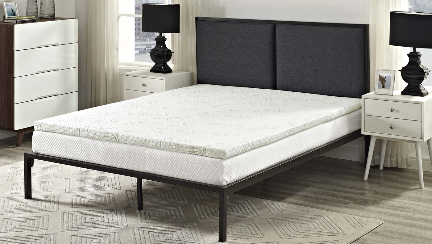 2" Gel Memory Foam Mattress Topper | Queen Size | With Washable Cover | CertiPUR-US® Certified | Pack of 2 image 0