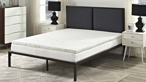 2" Gel Memory Foam Mattress Topper | Queen Size | With Washable Cover | CertiPUR-US® Certified | Pack of 2 image 0
