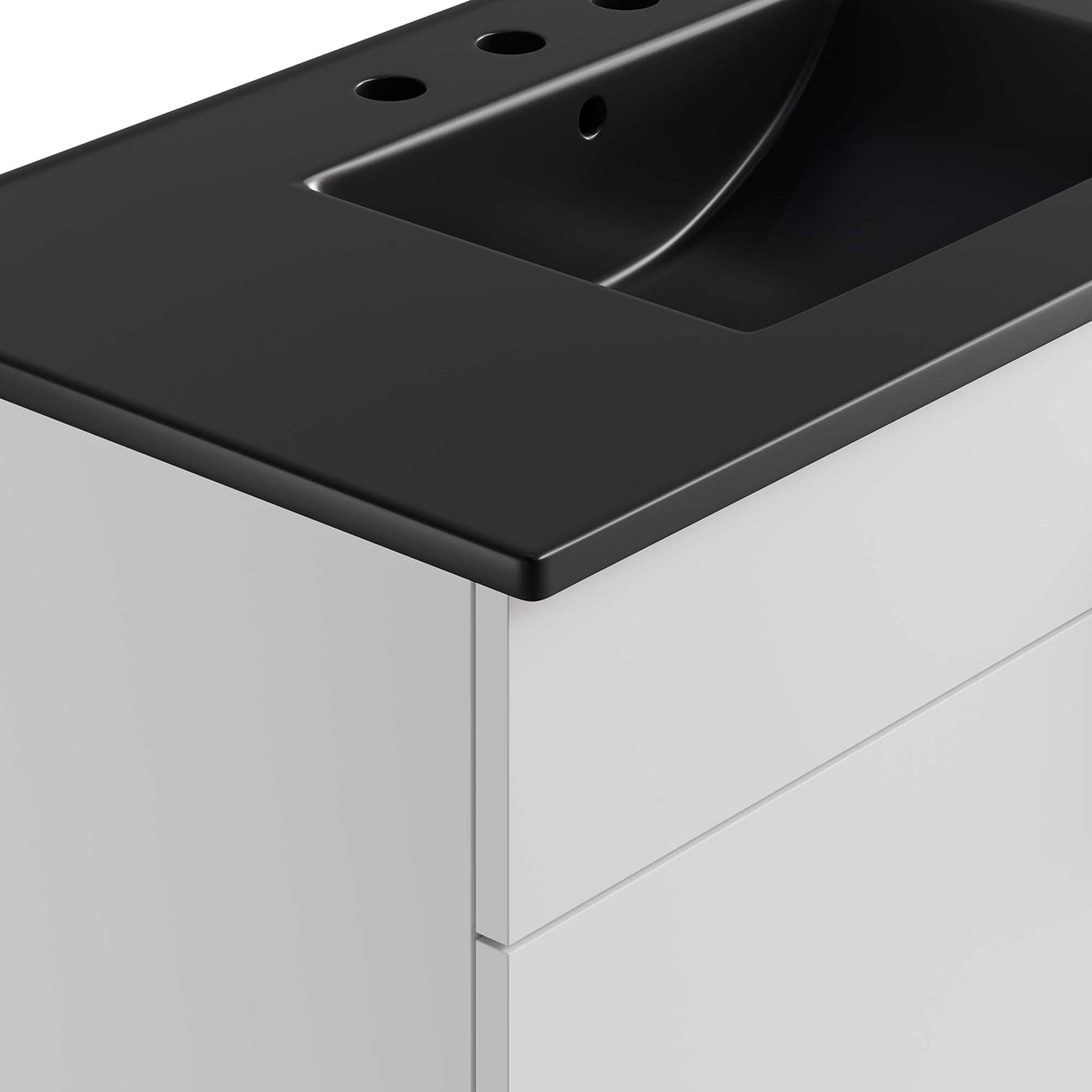 24" / 36" Miles Series Bathroom Vanity In Various Colors  | Modern Design Vanity With Basin For Homes, Hotels image 5