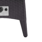 Vivacity Espresso Outdoor Patio Fire Pit Table image 2