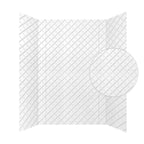 Argyle Shower Wall Tiles For Shower and Tub Surrounds | Glue Up Easy To Install | 3 Wall Set image 0