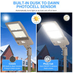 LED Parking Lot Light 90W–320W Photocell | 5000K | IP65 | Commercial Pole & Area Light image 6
