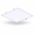 Rectangular ceiling panel light fixture on a white background