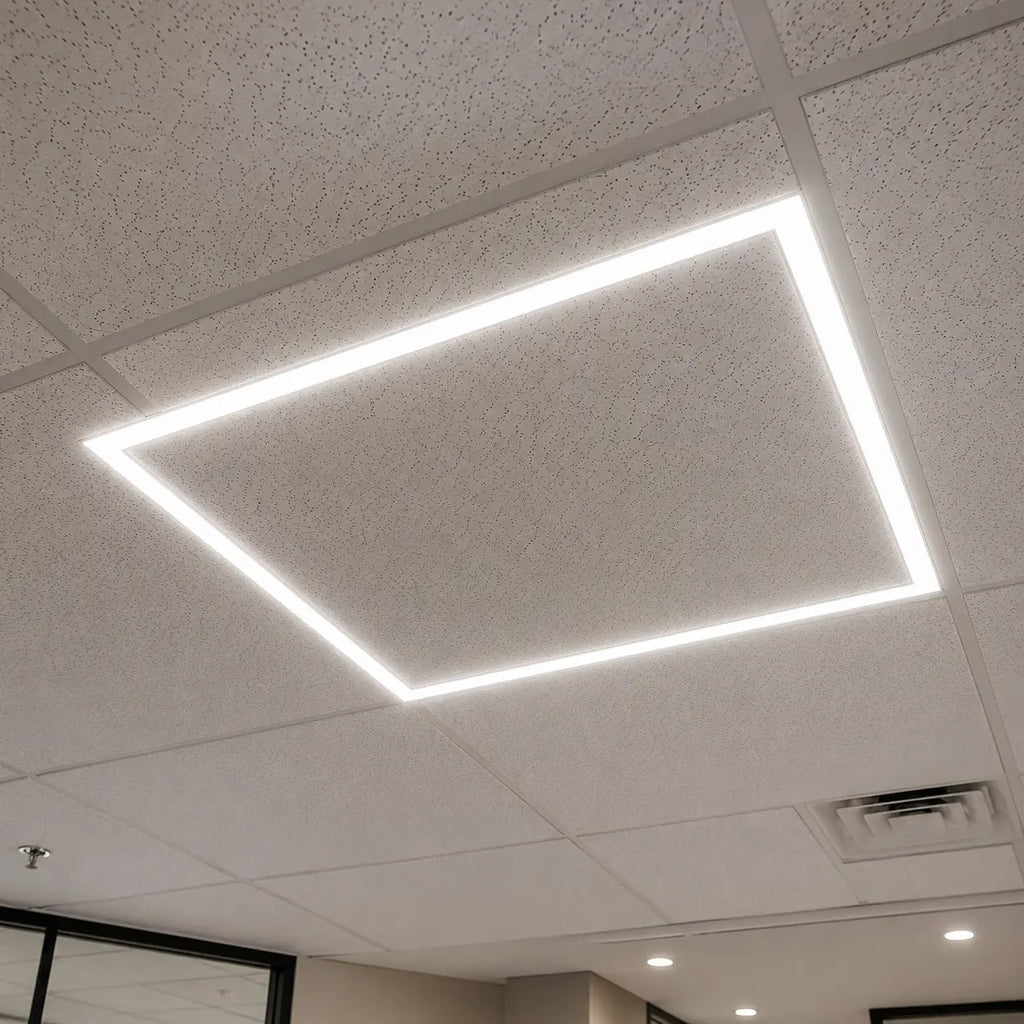 2x2 LED Frame Light – Selectable Wattage & CCT | DLC Premium, ETL
