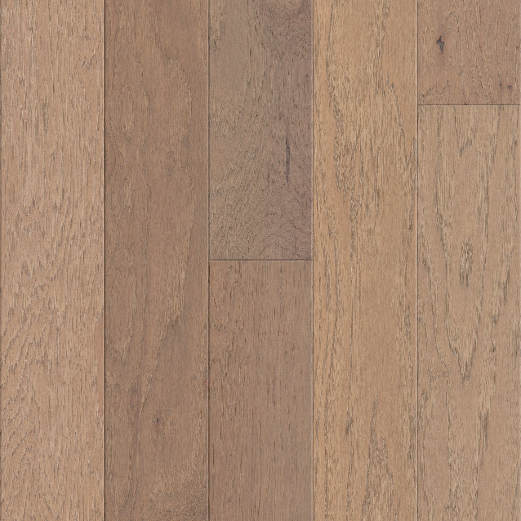 High Plains 6 3/8 | Repel Collection | Sumac Shade | Hickory | Real Hardwood | Water Resistant | Scuff Resistant | 1.2 mm Veneer Thickness | 30.48 Sq. Ft. Per Carton | Wire Brushed Texture image 2