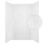 Cascade Shower Wall Tiles For Shower and Tub Surrounds | Glue Up Easy To Install | 3 Wall Set image 0