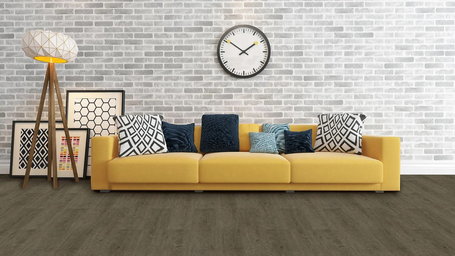 5 mm SPC Vinyl Flooring | 7" X 48" Plank | 1 mm IXPE Padding Attached | 22 Mil Wear Layer Plus 6 Mil UV Layer | Click Lock Installation | Natura Fortika Series 4211 | Fire Resistant | FloorScore® Certified | 1 Box (10 Planks) image 2