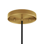 Beacon 1-Light Pendant Light | Clear Satin Brass, Opal Satin Brass, Opal Black | Ideal for Living Space, Bedroom, Kitchen, Dining room, Bathroom, Or Office | Pack of 3 image 5
