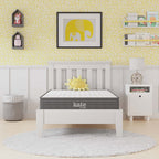 8" Queen Size Mattress | 7.2" Bonnell Coil System | Robust Support With 0.4" Plush Cushioning Foam Layer | Pack of 2 image 3