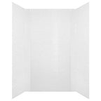 Cascade Shower Wall Tiles For Shower and Tub Surrounds | Glue Up Easy To Install | 3 Wall Set image 5