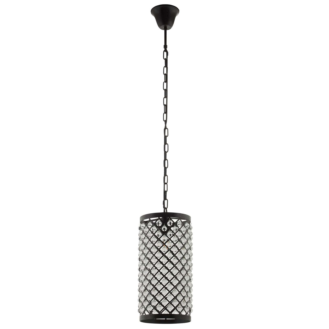Reflect Glass and Metal Pendant | Ideal for Living Space, Bedroom, Kitchen, Dining room, Bathroom, Or Office image 1