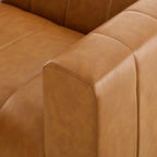 Bartlett 6-Piece Tan Vegan Leather Sectional Sofa image 5