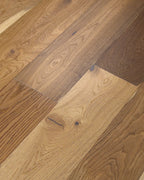 Expressions Hardwood | The Gallery Collection | Prose Shade | White Oak | Real Hardwood | 4 mm Veneer Thickness | 23.31 Sq. Ft. Per Carton | Wire Brushed Texture image 2