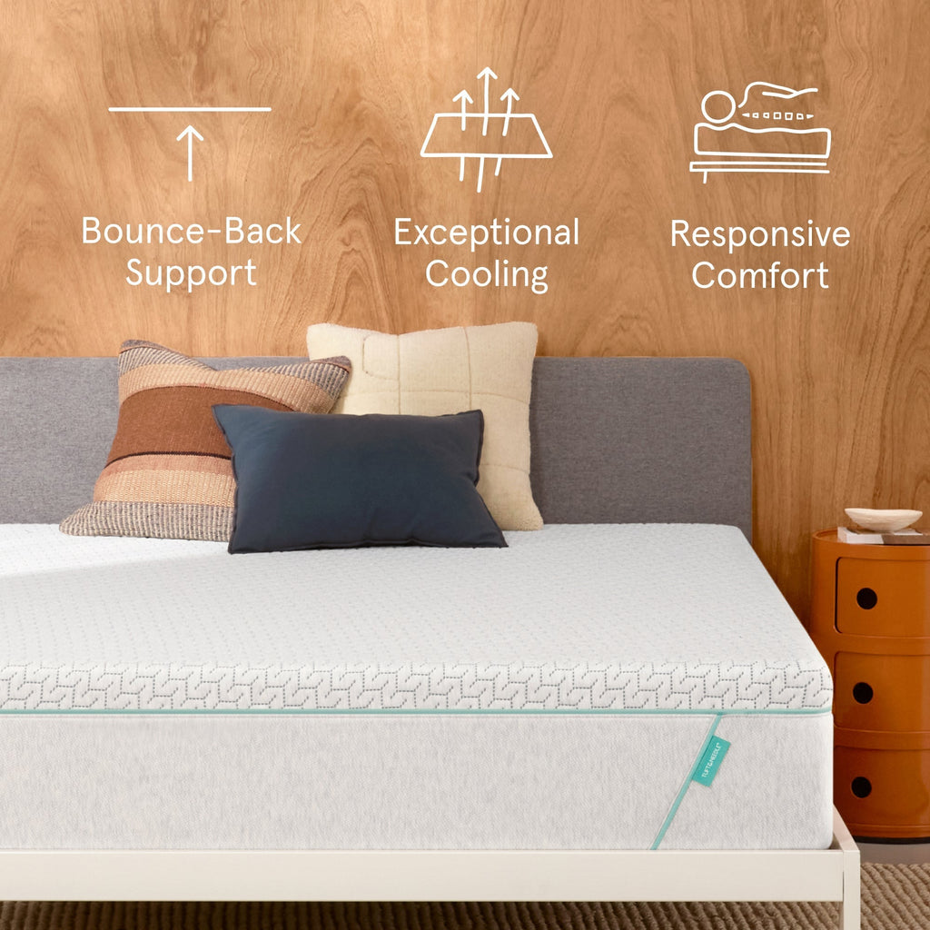 T&N Original Hybrid Mattress | T&N Flex™ Foam & T&N Adaptive® Foam | T&N Release™ Foam  | GREENGUARD Gold Certified  | CertiPUR-US® Certified | 10-Year Limited Warranty | 100-Night Trial image 1