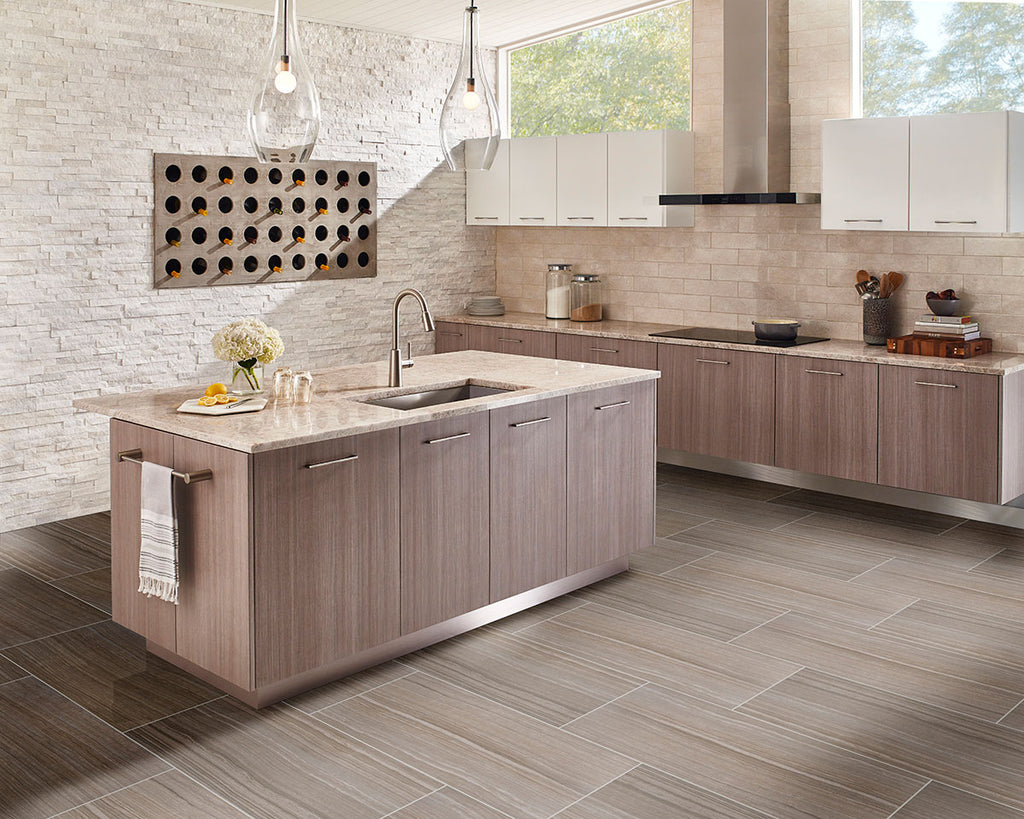 12" X 24" Silver Porcelain Tile | Modern Tile Collection | Porcelain | Greenguard Gold, USGBC/LEED | 6 Pieces Per Box image 3