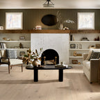 Expressions Hardwood | The Gallery Collection | Cadence Shade | White Oak | Real Hardwood | 4 mm Veneer Thickness | 23.31 Sq. Ft. Per Carton | Wire Brushed Texture image 0