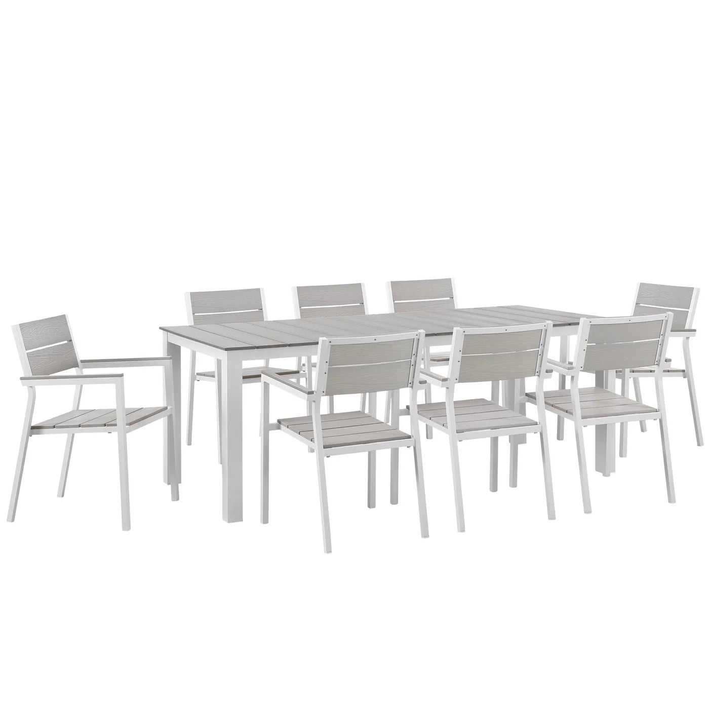 Maine 9-Piece Outdoor Patio Dining Collection image 8