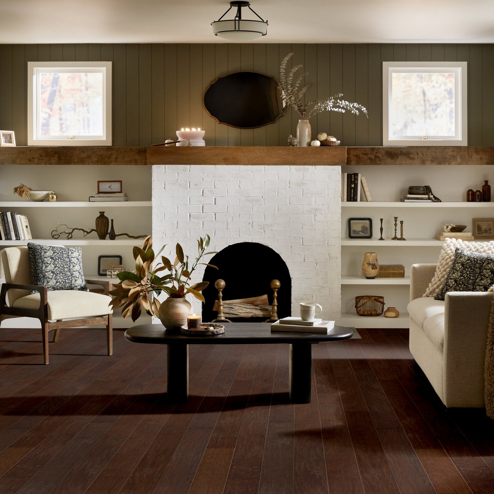 Grant Grove Mixed Width | Epic Plus Collection | Canyon Shade | Hickory | Real Hardwood | Repel - Water Resist | 1.2 mm Veneer Thickness | 34.96 Sq. Ft. Per Carton image 0