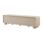 Sonnet 69" Low Profile TV Stand | Black &amp; Ash Finish Options | Low Profile Media Console | Wood Grain Paper Laminate | Non-Marking Foot Glides | Full-Glide Drawers image 7