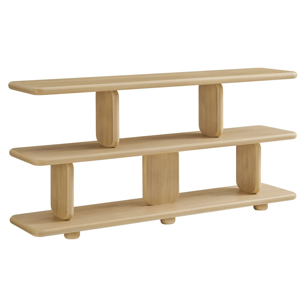 Lyle 2-Tier Sculptural Bookshelf image 1