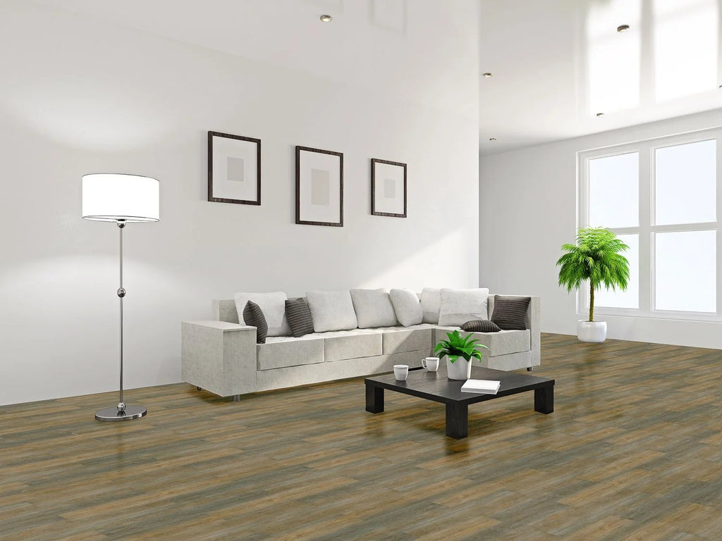 5 mm SPC Vinyl Flooring | 7" X 48" Plank | 1 mm IXPE Padding Attached | 22 Mil Wear Layer | Click Lock Installation | Amato Series 1408 | Fire Resistant | FloorScore® Certified | 1 Box (10 Planks)) image 3