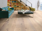 Expressions Hardwood | The Gallery Collection | Sonata Shade | White Oak | Real Hardwood | 4 mm Veneer Thickness | 23.31 Sq. Ft. Per Carton | Wire Brushed Texture image 2