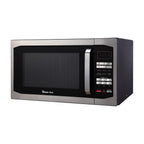 Magic Chef 1.6 Cu. Ft Countertop Microwave | 1100 Watt | Stainless Steel Door | Digital Display | 6 Auto Cooking Modes | Child Lock | 8 Years Warranty On Magnetron image 0