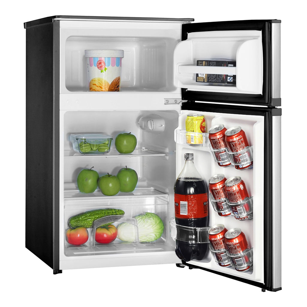Magic Chef 3.1 Cu Ft 2 Door Manual Defrost Refrigerator | Stainless Look | Energy Star Qualified | 5 Year Warranty On Compressor | Door Storage | 2 Reversible Door image 15
