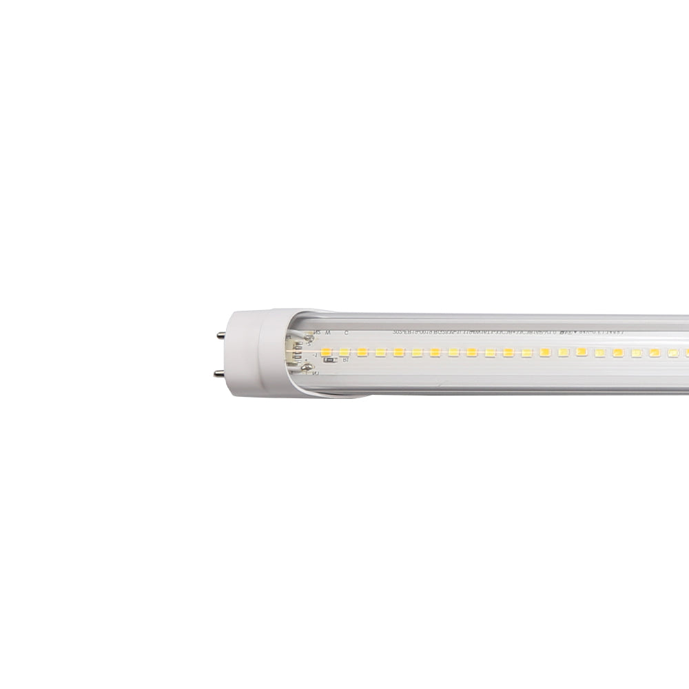 LED T8 Tube | 12W/15W/18W/20W/22W Watt Adjustable | 2750 Lumens | 3500K/4000K/5000K/5700K/6500K CCT Tuneable | 120-277Vac | 4 FT | Clear Lens | Type A+B | Double Ended Power | ETL &amp; DLC Listed | Pack Of 25 image 3