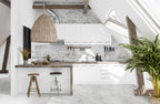 Pietra Calacatta Porcelain Tile | Modern Tile Collection | Porcelain | Marble | Greenguard Gold, USGBC/LEED | 4 or 8 Pieces Per Box image 7