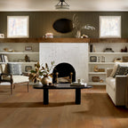 Empire Oak Plank | The Gallery Collection | Hearst Shade | White Oak | Real Hardwood | 1.2 mm Veneer Thickness | 29.53 Sq. Ft. Per Carton | Wire Brushed Texture (Copy) image 0