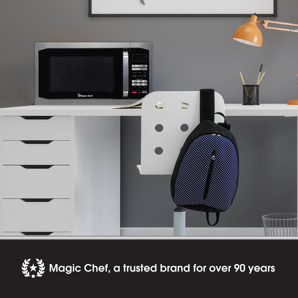 Magic Chef 1.6 Cu. Ft Countertop Microwave | 1100 Watt | Stainless Steel Door | Digital Display | 6 Auto Cooking Modes | Child Lock | 8 Years Warranty On Magnetron image 10