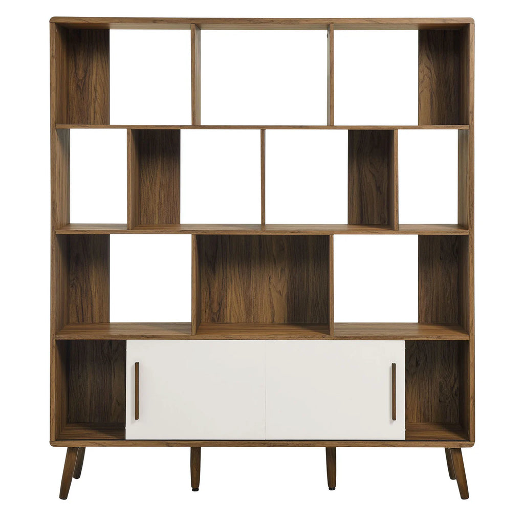 Transmit 59” Bookcase with Sliding Panel Doors image 13