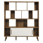 Transmit 59” Bookcase with Sliding Panel Doors image 13