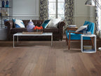 CastleWood Hickory | The Gallery Collection | Romanesque Shade | Hickory | Real Hardwood | 3 mm Veneer Thickness | 31.09 Sq. Ft. Per Carton | Wire Brushed Finish image 1