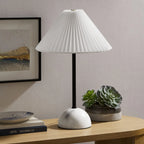 Illusion Dome Table Lamp with a Marble-Inspired Base | Pack of 2 image 1