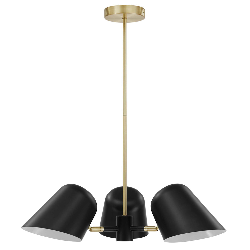 Briana 3-Light Pendant Light | White &amp; Black Color Options | Ideal for Living Space, Bedroom, Kitchen, Dining room, Bathroom, Or Office image 8
