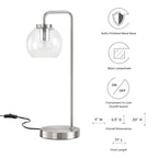 Silo Glass Globe and Metal Table Lamp | Pack of 2 image 4