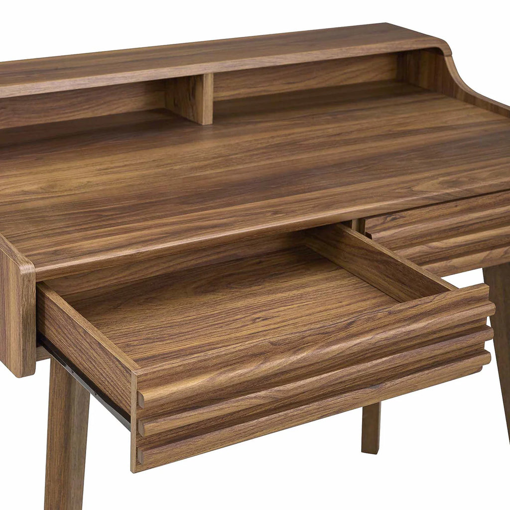 Render Walnut-Finished Writing Desk image 5