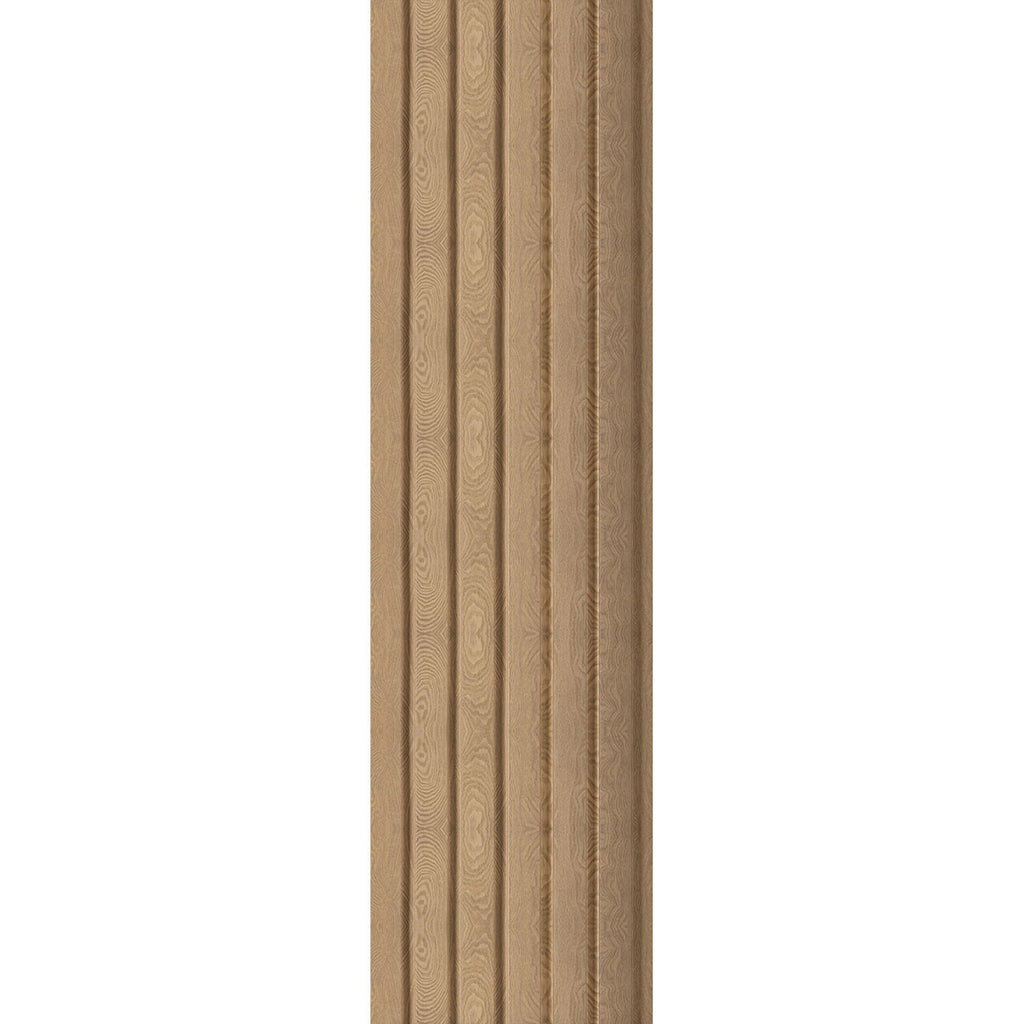 Large Slats Polystyrene Wood Slat Walls 112 in x 9 1/2 in - (Pack of 10) / 73.5 sqft image 6