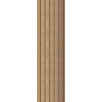 Large Slats Polystyrene Wood Slat Walls 112 in x 9 1/2 in - (Pack of 10) / 73.5 sqft image 6
