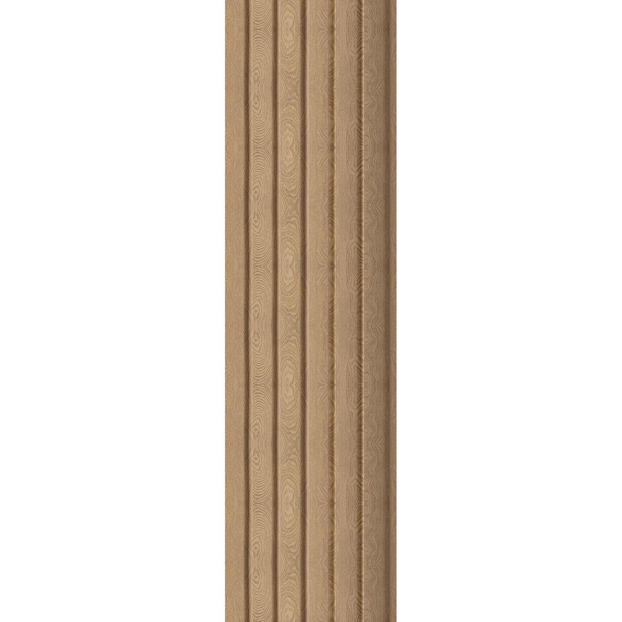 Large Slats Polystyrene Wood Slat Walls 112 in x 9 1/2 in - (Pack of 10) / 73.5 sqft image 6