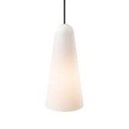 Beacon 1-Light Pendant Light | Clear Satin Brass, Opal Satin Brass, Opal Black | Ideal for Living Space, Bedroom, Kitchen, Dining room, Bathroom, Or Office | Pack of 3 image 6