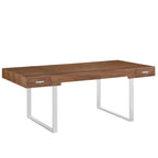 Tinker Walnut-Finished Office Desk image 1