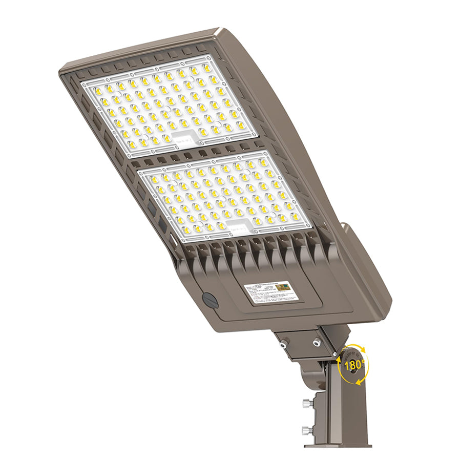 LED Parking Lot Light 90W–320W Photocell | 5000K | IP65 | Commercial Pole & Area Light image 0